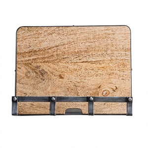 Eco-Friendly Sustainable Portable Modern Cook Book <b>Stand</b> <b>for</b> Kitchen Use Wooden Folding Rack with Customizable Logo - Product Image 1