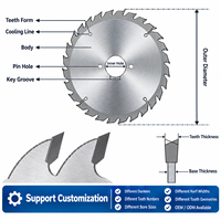 Lame de scie diamantée 180 mm 36T, lame de découpe industrielle pour scie à panneaux alternative, pour la découpe de panneaux de particules, MDF, HDF
