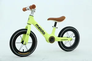 थोक अच्छी गुणवत्ता 12 इंच बच्चों के बैलेंस बाइक उच्च कार्बन स्टील फ्रेम ओम बच्चों की बैलेंस बाइक सवारी करना आसान