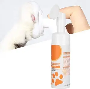 Manufacturer Wholesale Eco-friendly Pet Paw Foam Paw Shampoo Massage Cleaning Paw Pet Foot For Cats And Dogs