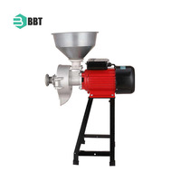 Moteur en acier inoxydable nouveau broyeur de maïs sec et humide blé riz soja pulpe grain poudre moulin à farine prix compétitif 3000W 50 kg/h
