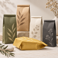Sachet Doypack en papier kraft refermable avec fermeture éclair de qualité alimentaire pour l'emballage du café - Vente en gros ECO