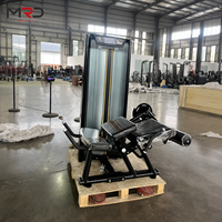 Machine combinée d'extension et de flexion des jambes, réglable, en acier, pour la musculation des jambes en salle de sport