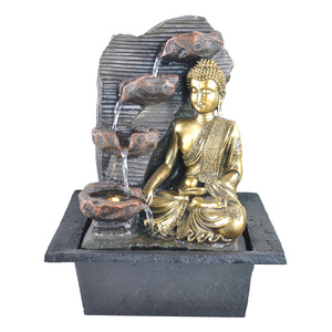 <span class=keywords><strong>Fontaine</strong></span> à eau <span class=keywords><strong>d</strong></span>écorative en forme de bouddha, pour l'intérieur et l'extérieur - Product Image 2