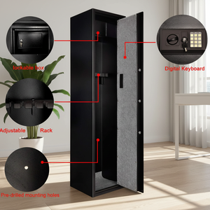Coffre-fort numérique électronique en acier haute sécurité à porte simple pour armoire, mobilier de maison, chambre et villa - Product Image 4