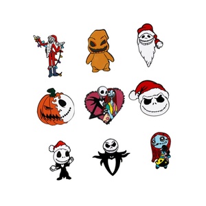 Halloween DIY película <span class=keywords><strong>de</strong></span> miedo <span class=keywords><strong>Jack</strong></span> <span class=keywords><strong>y</strong></span> <span class=keywords><strong>Sally</strong></span> insignia <span class=keywords><strong>pesadilla</strong></span> <span class=keywords><strong>antes</strong></span> <span class=keywords><strong>de</strong></span> <span class=keywords><strong>Navidad</strong></span> pines - Product Image 1