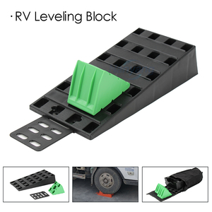 Rampas de Nivelación de Plástico Reforzado para RV, Estabilizador de Terreno Irregular para Remolques de Campamento, Topes de Rueda para Estacionamiento, Suministro a Granel - Product Image 1