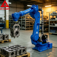 Machine de palettisation robotisée automatique avec bras manipulateur pour cartons, caisses et bouteilles