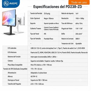 <span class=keywords><strong>Monitor</strong></span> de <span class=keywords><strong>PC</strong></span> LED LCD IPS 4K UHD de 32 Pulgadas, <span class=keywords><strong>Monitor</strong></span> Gaming con HDR <span class=keywords><strong>y</strong></span> Altavoces, Interfaz DP para Equipos de Escritorio - Product Image 3