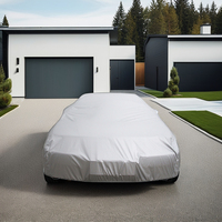 Housse de voiture JK robuste multi-couches en Oxford, double couture, fermeture éclair, imperméable, protection UV 90%, compatible berline et SUV 432-534cm, OEM