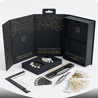 Caja Magnética de Embalaje para Alineadores Dentales, de Papel Transparente Reciclable, Personalizada con Diseño de Marca, Rígida, para Regalo, Impresión de Fábrica