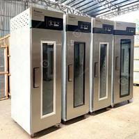Armoire de fermentation à double porte pour boulangerie, 100/80 cm, économique, pour petits pains, avec fonction vapeur et thermostat