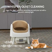 Vente en gros AS11 Bac à litière automatique pour chat, autonettoyant, anti-odeurs, facile à nettoyer, grande capacité, mains libres, approvisionnement direct usine