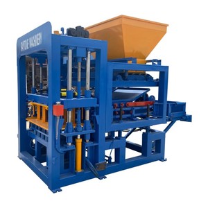 Machine à fabriquer des blocs creux et pleins hydrauliques entièrement automatiques QT4-<span class=keywords><strong>15</strong></span> avec machine à fabriquer des briques en béton autobloquantes - Product Image 5