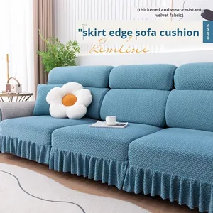 <span class=keywords><strong>Housse</strong></span> de canapé universelle INSHARE quatre saisons, anti-poussière, entièrement enveloppante, avec jupe, pour <span class=keywords><strong>coussin</strong></span> de canapé – Nouveauté - Product Image 2