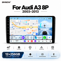 Lecteur DVD de voiture BHNEW, autoradio Android pour Audi A3 8P 2003-2013, CarPlay sans fil, autoradio stéréo, navigation GPS, DSP, écran partagé