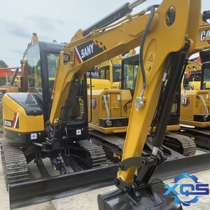 รถขุดมือสองรุ่น Mini Sany SY35U พร้อมเครื่องยนต์ Yanmar ปั๊ม และชิ้นส่วนแกนกลางที่ใช้แบริ่ง น้ำหนักใช้งาน 3.5 ตัน ผลิตในประเทศจีน - Product Image 1