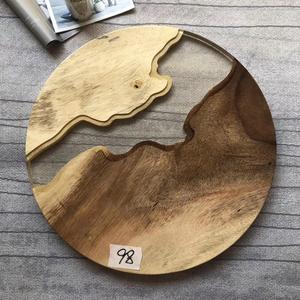 Đẹp Rắn Walnut Gỗ Sông Bàn Ăn Bây Giờ Về Khuyến Mãi Rõ Ràng Epoxy Resin Bảng Top - Product Image 6