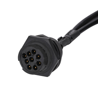 OEM ODM J1939 conector macho a hembra de 9 pines enchufe de la red Y arnés de cableado para cable lector de código