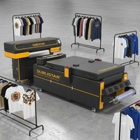 Impresora DTF de Alta Velocidad Sublistar de 60 cm con 7 Cabezales I3200, Transferencia Directa a Película PET para Prendas y Camisetas