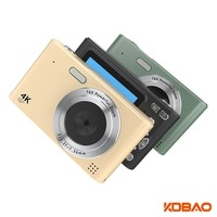 Kamera Digital Baru Sensor CMOS Ramah Pelajar Bergaya Retro 4K 16x Zoom Optik Kemampuan Transfer ke Ponsel Hadiah Bergaya Sempurna