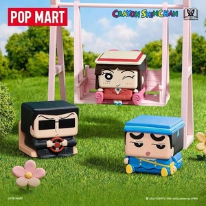 POPMART คราเวย์ชินจัง POP CUBE ซีรีส์ 1 <span class=keywords><strong>2</strong></span> 3 กล่องสุ่มฟิกเกอร์ของสะสม โมเดลของเล่น ของตกแต่งโต๊ะ ของขวัญ - Product Image 5