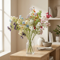 Nouveau Bouquet de Fleurs Artificielles en Soie Pupupig 2026 – Fausses Marguerites Sauvages et Chrysanthèmes pour Décoration de Table Maison et Mariage