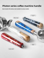 Porte-filtre à café sans fond en acier inoxydable à double bec de 58 mm, panier 2 tasses pour Breville Oracle Oracle Touch Dual Boiler