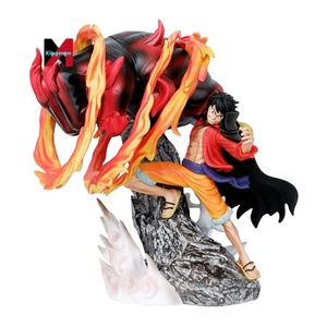 Onigashima Inferno <span class=keywords><strong>Luffy</strong></span> One Pieced GK <span class=keywords><strong>Gear</strong></span> Deuxième Figure Chapeau De Paille Crew Anime Statue Modèle Collection Affichage Cadeau Décor - Product Image 5