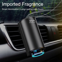 Diffuseur d'aromathérapie intelligent pour voiture, à clipser sur grille d'aération, électrique, alimenté par batterie, en alliage d'aluminium, ornement parfumé, vente en gros