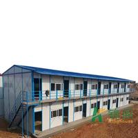 Casas prefabricadas modulares de 2 pisos, casa K, oficina temporal, obra de construcción, trabajador, dormitorio, casa prefabricada