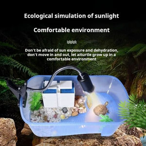 مصباح حراري زواحف <span class=keywords><strong>UVB</strong></span> <span class=keywords><strong>UVB</strong></span> مع خرطوم دوار ومصابيح موقوت مناسبة لسلحفاة زواحف التنين الملتحية - Product Image 6