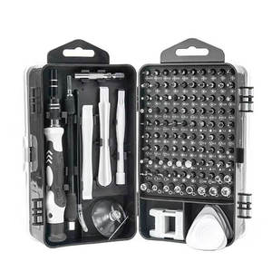 Set di punte per cacciavite di precisione 115-in-1 kit di strumenti manuali per la riparazione di telefoni per Computer e prodotti elettronici - Product Image 1
