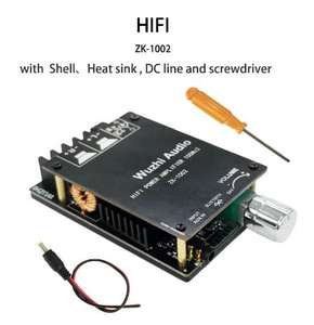 <span class=keywords><strong>ZK</strong></span>-<span class=keywords><strong>1002</strong></span> <span class=keywords><strong>HIFI</strong></span> TPA3116 BT 5.0เครื่องขยายเสียงดิจิตอล,บอร์ดสเตอริโอ100W + 100W แอมป์ขยายเสียงโฮมเธียเตอร์ - Product Image 6