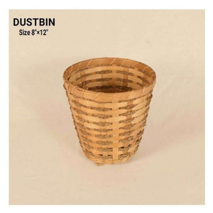 Cesto de Basura Ecológico de Bambú con Tejido Artesanal Natural para Baño, Dormitorio, Espacio de Trabajo, Esquinas de Cocina y Decoración - Product Image 3
