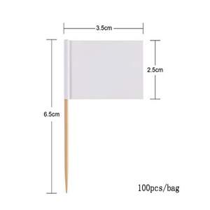 24 eco-friendly usa e getta in legno stuzzicadenti <span class=keywords><strong>misti</strong></span> bandiere nazionali per la cottura della torta e la decorazione degli alimenti - Product Image 6