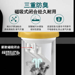 Joint d'étanchéité universel en plastique épaissi pour bride de toilette, longueur allongée, origine Fujian, pour une meilleure désodorisation et une meilleure étanchéité - Product Image 4