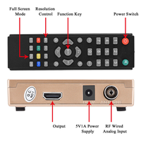 Démodulateur RF Coaxial vers Modulateur HD UHF Adaptateur VHF Convertisseur Coaxial