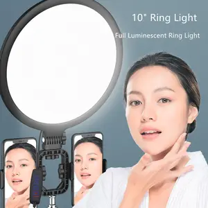 Il più nuovo set di luci ad anello con diamanti per truccatori da 10 "da 6.6W 3500-8500K