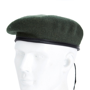 Chất Lượng Tốt Quân Đội Màu Xanh Lá Cây Màu Beret <span class=keywords><strong>Hat</strong></span> Cho Nam Giới 100% Len Berets - Product Image 3