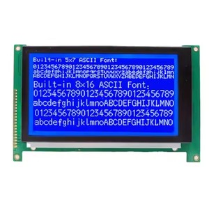 Dot Matrix màu xanh tiêu cực Màn hình <span class=keywords><strong>LCD</strong></span> STN COB LCM 240x128 <span class=keywords><strong>LCD</strong></span> hiển thị TM 240128 đồ họa <span class=keywords><strong>LCD</strong></span> <span class=keywords><strong>module</strong></span> - Product Image 1