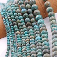 Nouvelles perles tubulaires en pierre naturelle turquoise bleue bohème de la marque Jingshi, 6 mm et 10 mm, pour la fabrication artisanale de bracelets et colliers DIY