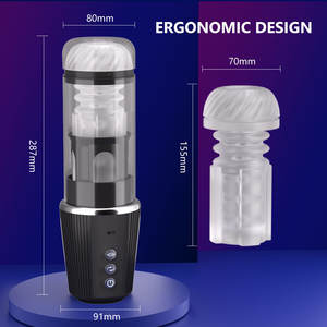 Copa Masturbadora Eléctrica con Rotación y Succión para Hombre, Entrenador de Pene, Copa de Fricción, Productos Sexuales para Adultos - Product Image 4