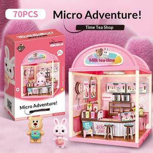 YD TOYS Juguete de Plástico para Niños, Mini Escenario de Rompecabezas, Educativo, Hecho <span class=keywords><strong>a</strong></span> Mano, DIY, Microscópico, para Bebés de 0-3 Meses, Casa de Juegos, Tienda, Regalo - Product Image 2