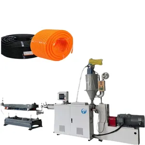 Pa Single Wall Cod Corrugated Optic Duct Pipe Making Machine/plastic Pipe Production Line
