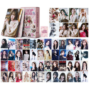 Spot 55 IVE Small <span class=keywords><strong>Cafu</strong></span> Day Special 4TH EP LUCID DREAM Carte KPOP Peripherique LOMO Papier couché Design moderne et épuré - Product Image 2