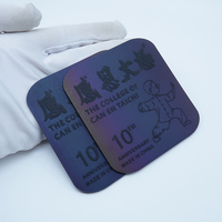 Etiquette d'habillement en silicone à transfert thermique imprimée en 3D personnalisée