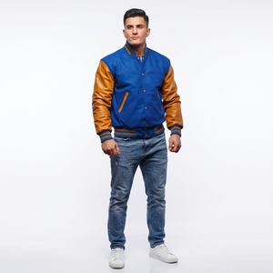 Blank FINER THREADS <b>Men's</b> Winter Varsity Letterman <b>Jackets</b> 2026 Wholesale Custom Latest Designs Breathable <b>Long</b> Sleeve 100% - Product Image 1