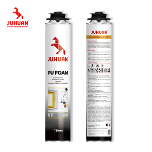 Espuma de Poliuretano PU en Aerosol JUHUAN K11 de 750 ml, Sellador Aislante Expansivo de Alta Dureza <span class=keywords><strong>para</strong></span> Instalación de Puertas y Ventanas - Product Image 1