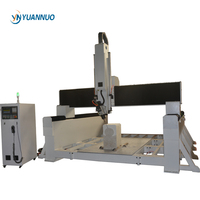 Fresadora CNC de 4 ejes con motor servo y husillo de alta precisión para grabado en madera, modelos YN1325, YN1530, YN2040, con eje Z elevado y gran tamaño, 180 grados
